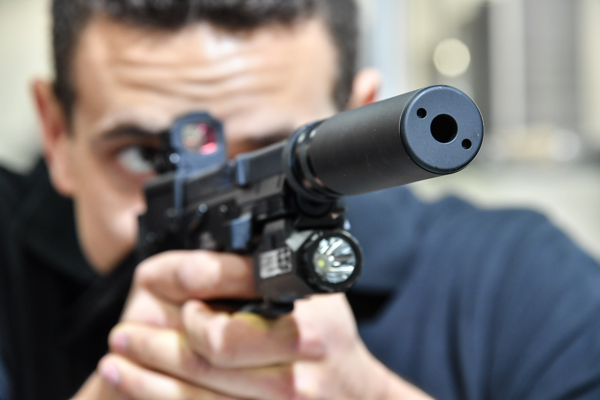brugger-thomet: B&T Universal Service Weapon USW-A1: Pistole mit Klappschaft brugger-thomet: B&T Universal Service Weapon USW-A1: Pistole mit Klappschaft