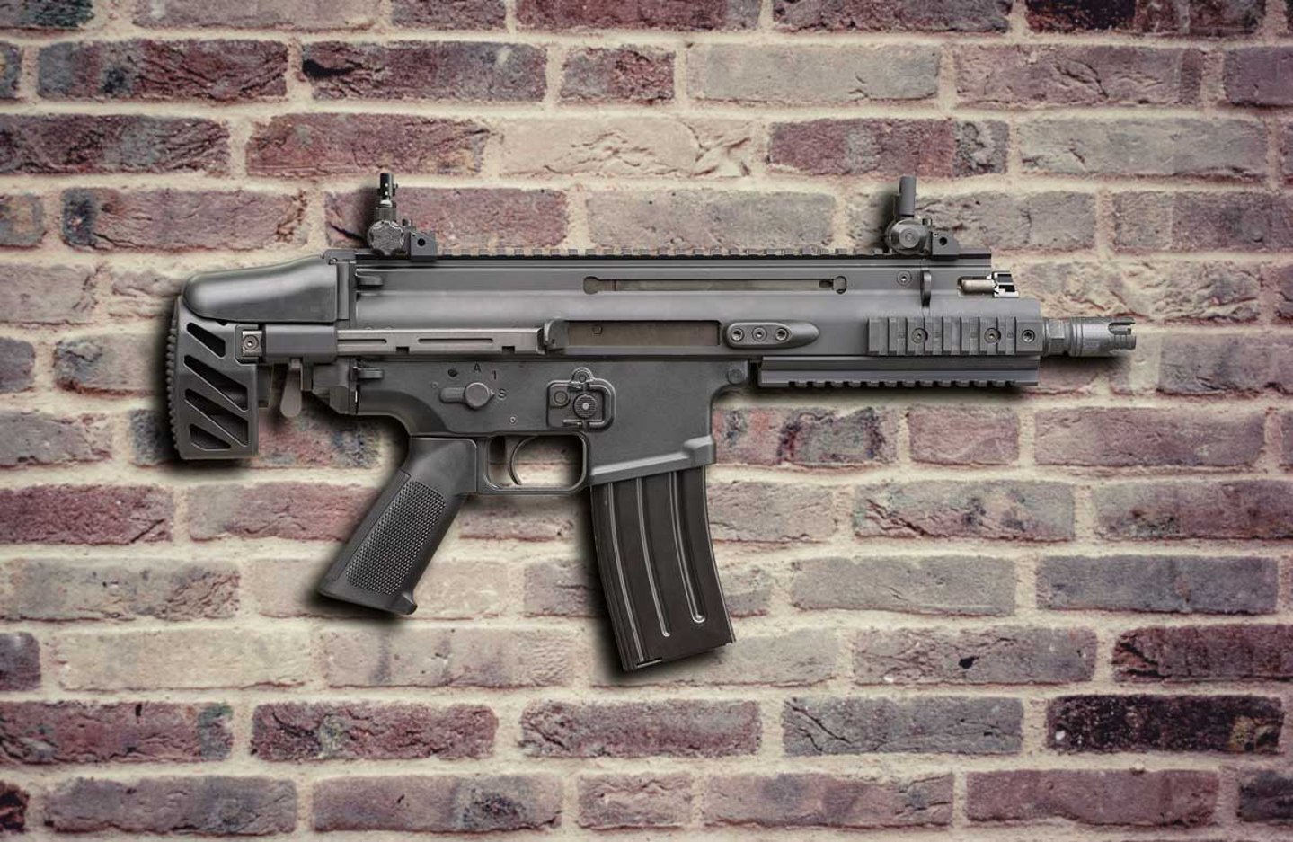 FN SCAR-SC: subkompakter Karabiner im Kaliber 5,56 x 45 mm NATO subkompakter Karabiner FN SCAR-SC im Kaliber 5,56 x 45 mm NATO