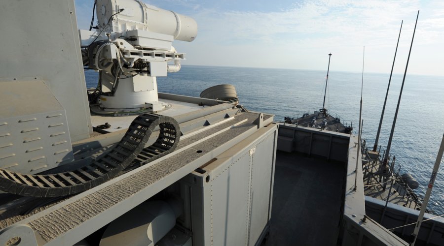 Erste Tests: Die Laserkanone der U.S. Navy