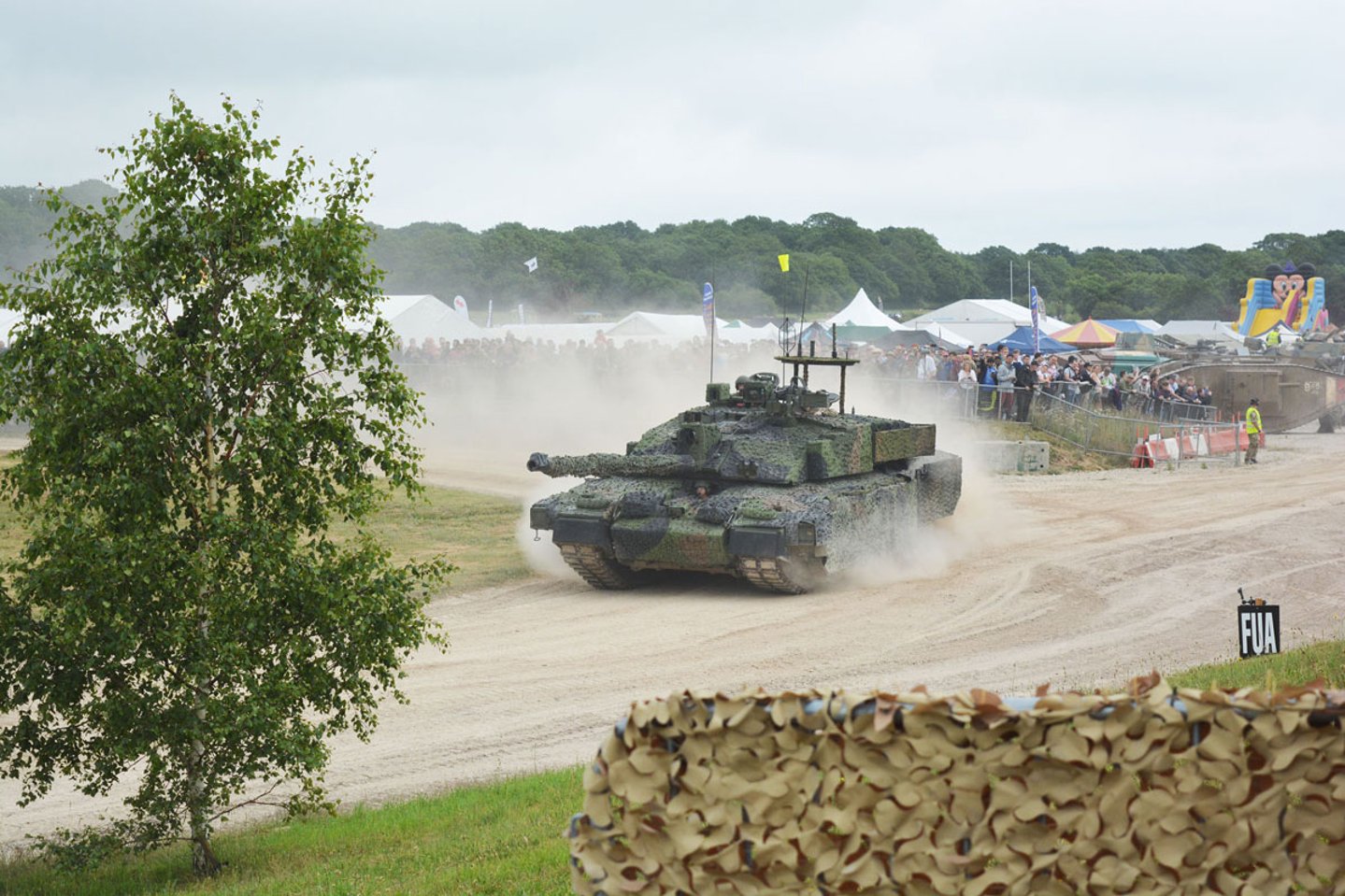 Codes für World of Tanks und World of Warships Challenger 2 Panzer bei der Show