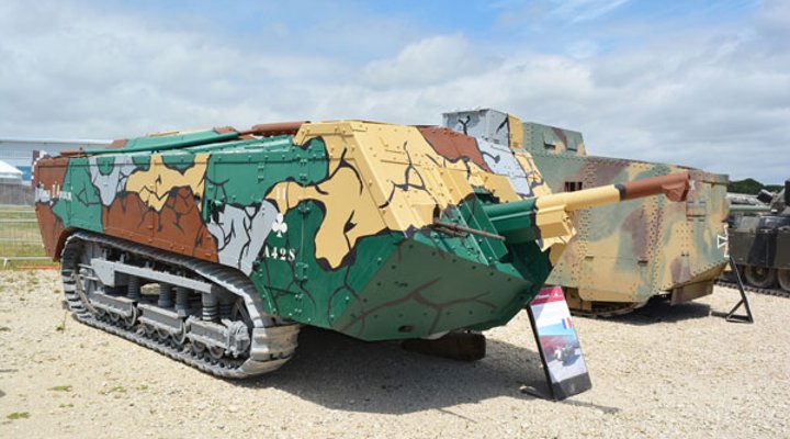Saint-Chamond Panzer aus dem 1. Weltkrieg