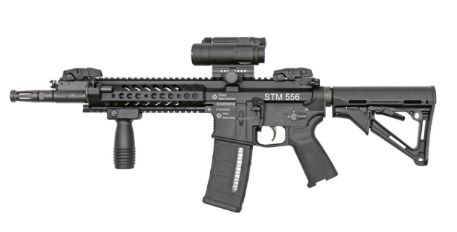 steyr-sport: STEYR STM 556: Brandaktuell auf der DSEi