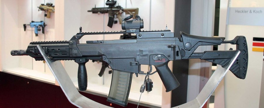 Eurosatory 2016: Neuheiten auf der Rüstungsmesse HK G36 KP2 auf der Eurosatory 2016