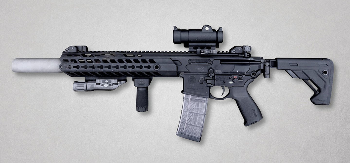 Berliner Landespolizei beschafft SIG Sauer MCX Multikaliber-Gewehr Schallgedämpftes Multikaliber-Sturmgewehr SIG Sauer MCX