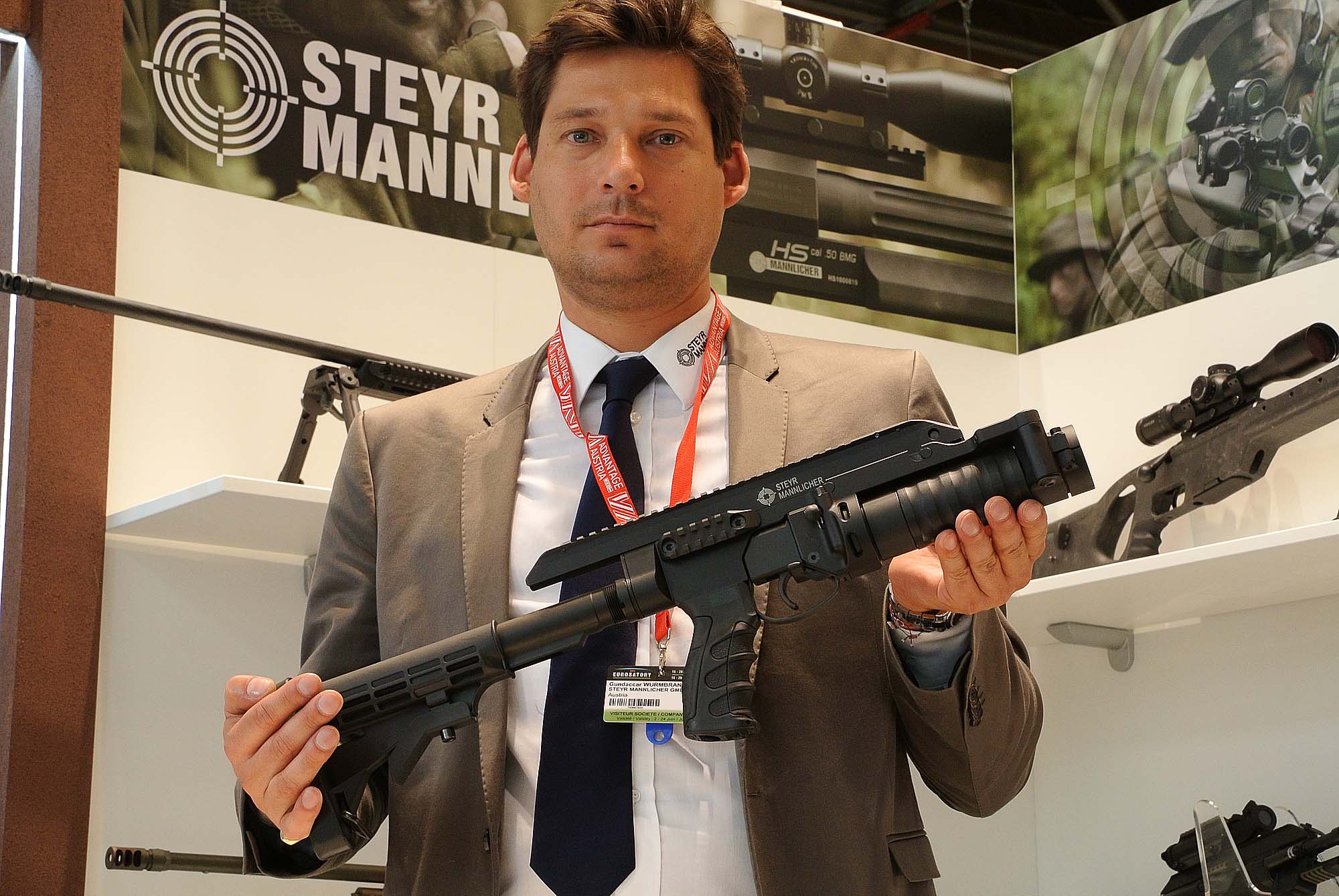 jagd-news: STEYR MANNLICHER GL-40 Granatwerfer