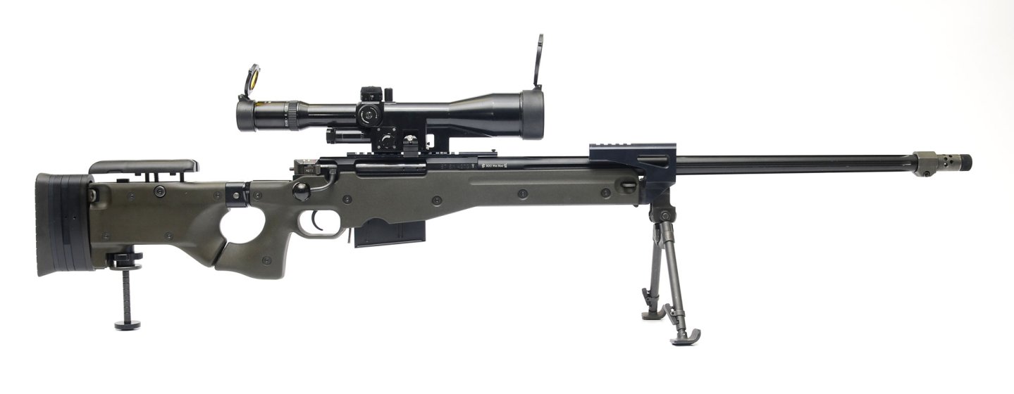 Accuracy International G22A2-Scharfschützengewehre für die Bundeswehr Das bekannte Accuracy International-Scharfschützengewehr Artic Warfare Magnum Folding Stock (AWM-F) ist bei der Bundeswehr als G22 und G22A1 im Dienst.