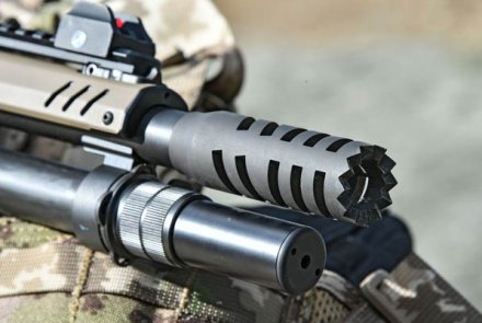 FABARM STF 12 Telescopic FE Vorderschaftrepetierer Die Mündung der FABARM STF 12