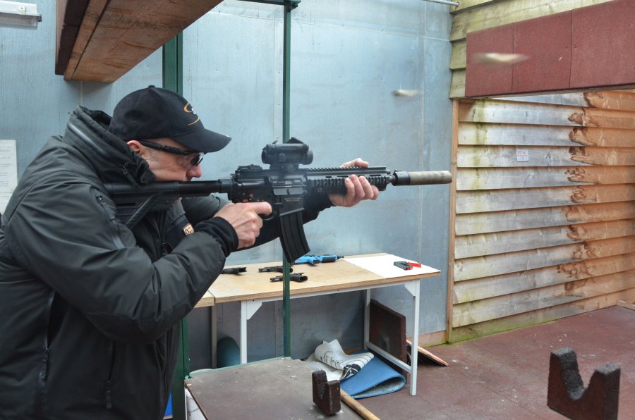 Heckler & Koch HK416 Heckler & Koch HK416 am Schießstand
