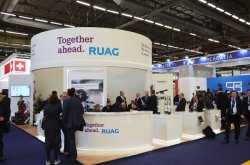 Neuheiten der MILIPOL 2017 in Paris RUAG Stand auf der MILIPOL