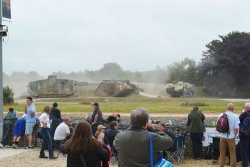 Panzer-Show im Panzermuseum Bovington Panzer aus dem 1. Weltkrieg