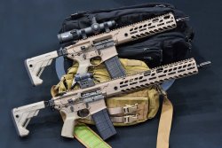 SIG Sauer MCX vs. MCX Virtus SIG Sauer MCX Virtus Selbstladebüchsen mit verschiedenen Lauflängen