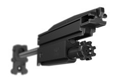 Česká Zbrojovka präsentiert die neue Sturmgewehr-Serie CZ BREN 3 samt passendem Grantwerfer CZ GL auf der EROSATORY 2024 in Paris Blick auf die Verschlussbaugruppe des CZ BREN 3 von links vorne.