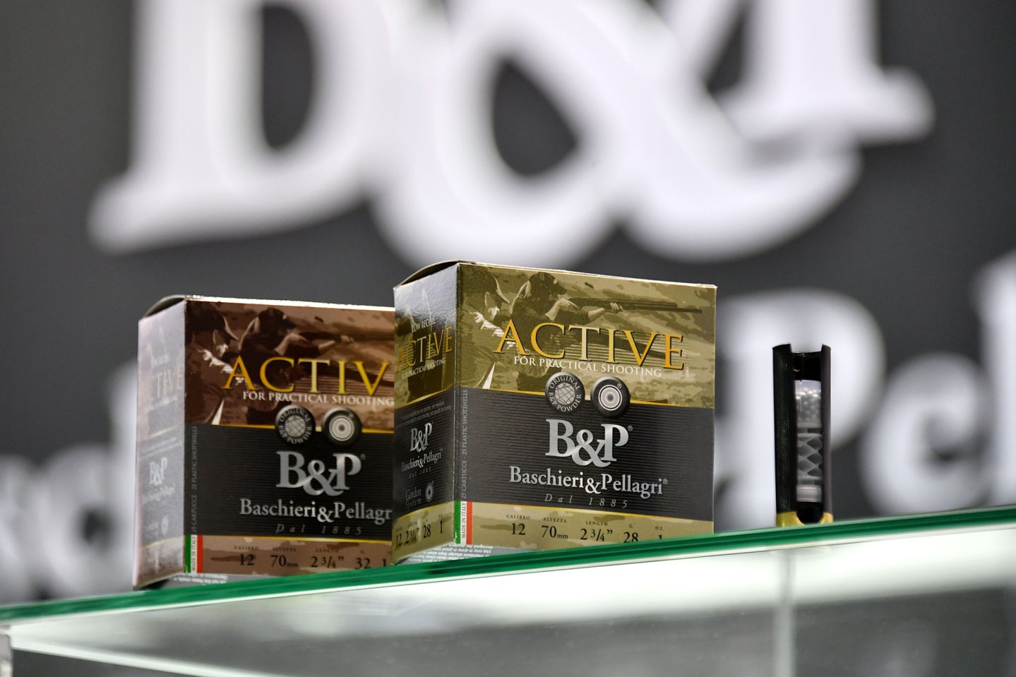 Baschiere & Pellagri ACTIVE Flintenmunition Baschieri & Pellagri ACTIVE Verpackungen