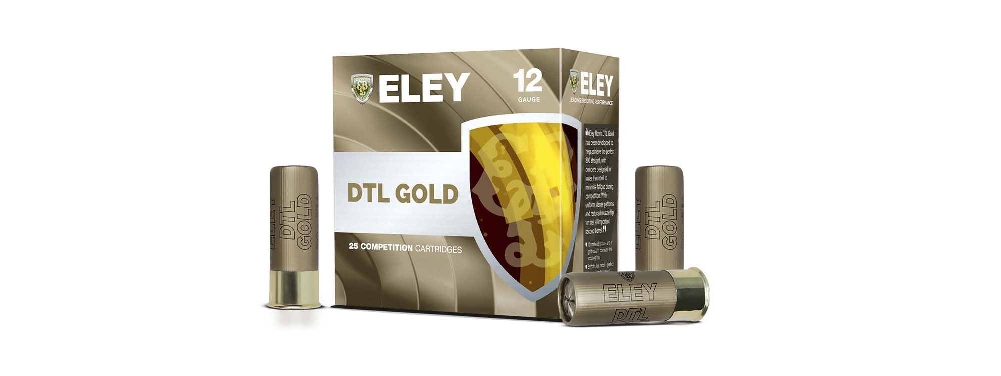 eley-limited: Eley DTL Gold: Patrone für das Trapschießen eley-limited: Eley DTL Gold: Patrone für das Trapschießen