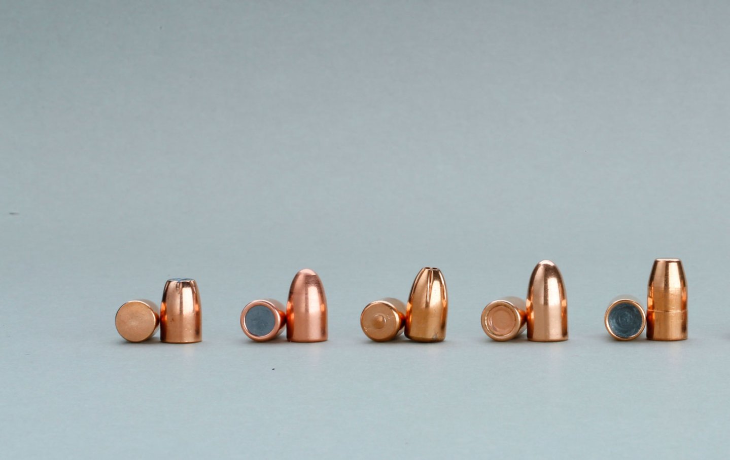 Testübersicht Geco 9mm Luger Munition Verschiedene GECO Geschosse in 9mm