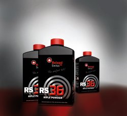 RELOAD SWISS: Neues Langwaffenpulver RS36 Reload Swiss RS36 Langwaffenpulver
