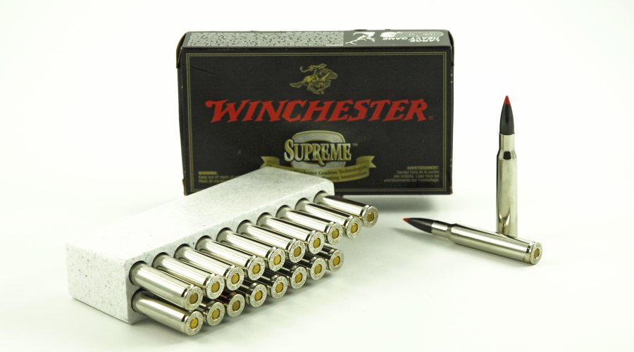 Büchsenpatronen Winchester Supreme CXP3 im Universalkaliber .30-06 Springfield