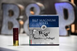 Baschieri & Pellagri Neuheiten 2017 Baschieri & Pellagri Magnum Steel Flintenmunition für die Jagd auf Wasservögel