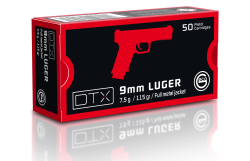 GECO DTX - eine neue, kostengünstige Munitionslinie für Sportschützen mit Kurz- und Langwaffen GECO DTX in 9 mm Luger.