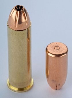Test: GECO Hexagon .357 Magnum Matchpatrone Markenzeichen GECO Hexagon .357 Magnum
