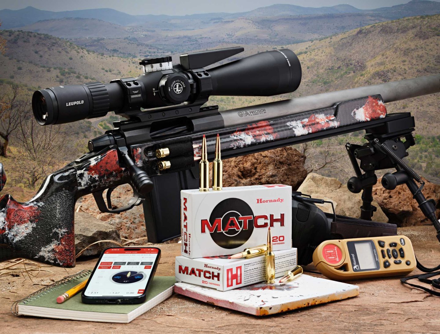 Neue Hornady 6 mm GT Patrone: Sportliche Patrone für das PRS- und Long-Range-Schießen 6 mm GT-Patrone in der von Hornady hergestellten Fabriklaborierung.