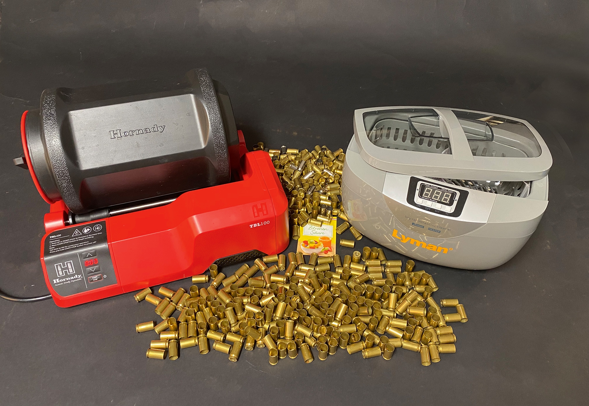 strobl.cz: Test Hülsenreiniger: Hornady TBL-Tumbler und Lyman Turbo Sonic  2500 Ultraschall von STROBL.CZ - Teil 2 