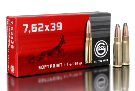 Patrone im Kaliber 7,62 x 39 mm Jagdpatrone 7,62x39 GECO Softpoint