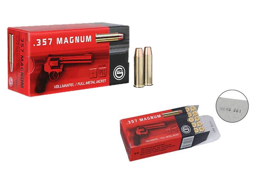geco: Rückruf von GECO .357 Magnum VM – Munition mit den Fertigungszeichen O001, O002, O009 und N017