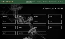 Screenshot der Sellier & Bellot website