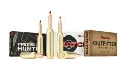 Die neuen Hornady-Produkte für das Jahr 2023, inklusive der brandneuen Präzisionspatrone 7 mm PRC und mehr Die neue Hornady 7 mm PRC kann, nach einem Laufwechsel, aus für die 7 mm RemMag oder .300 WinMag eingerichteten System verschossen werden.