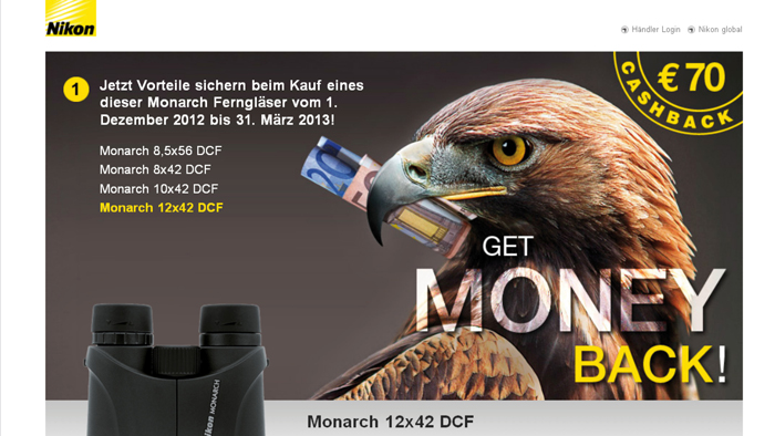 nikon-sport-optics: Nikon: Geld zurück bis 31. März 2013 nikon-sport-optics: Nikon: Geld zurück bis 31. März 2013