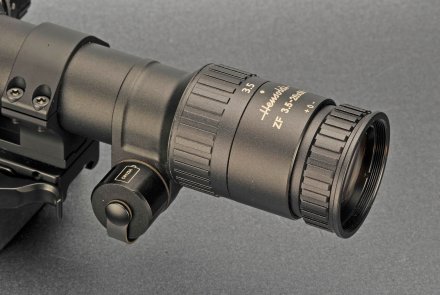 Test: Hensoldt 3.5-26x56 FF Zielfernrohr Verstellring des Hensoldt Zielfernrohrs