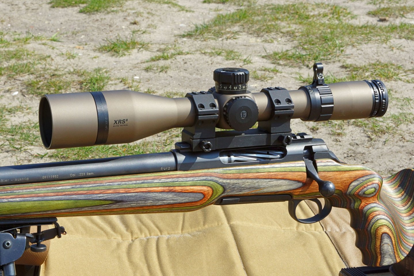 Test: Bushnell Elite Tactical XRS II 4,5-30x50 Bushnell Elite Tactical XRS II 4,5-30x50 auf Rößler Titan 3