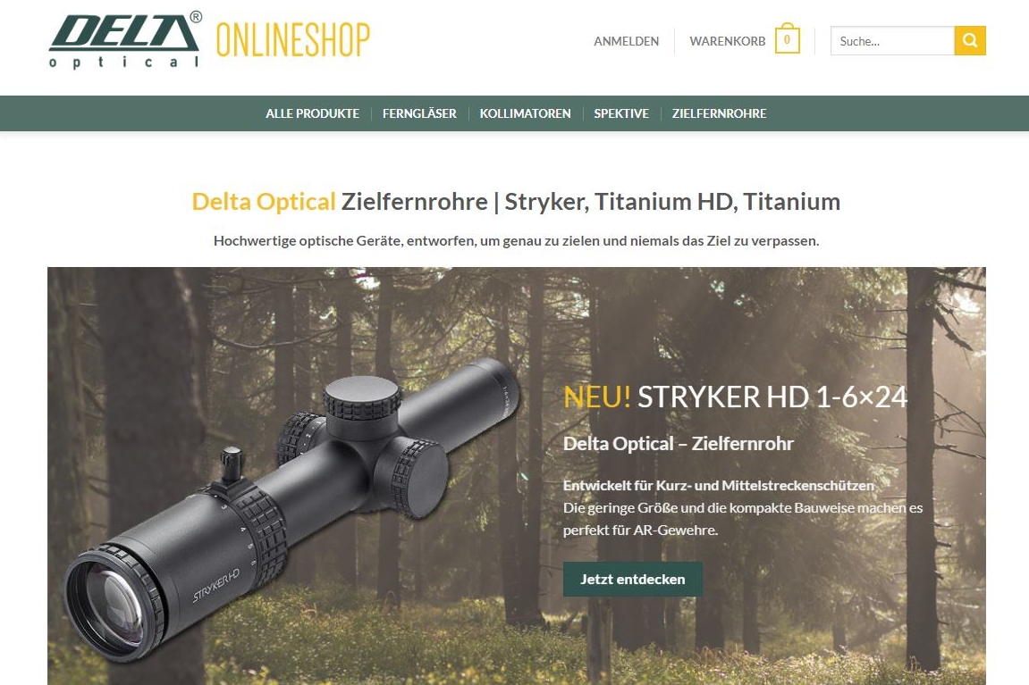 delta optical: Der neue Delta Optical Online-Shop − jetzt noch übersichtlicher und intuitiver zu bedienen delta optical: Der neue Delta Optical Online-Shop − jetzt noch übersichtlicher und intuitiver zu bedienen