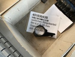 Montage für Rechtsschützen mit dominantem, linken Auge in einer Kiste.