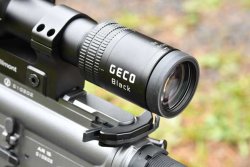 Test: GECO Black 1-8x24i Tac Zielfernrohr für Sportschützen Okular mit Zoomring beim GECO Black Zielfernrohr