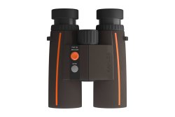 Laser Rangefinder-Ferngläser Kahles Helia RF 8x42 und 10x42 − nützliche Helfer für Longe Range-Schützen und Stage-Designer Blick auf die Oberseite des auf den Objektiven stehenden Kahles Helia RF 10x42.