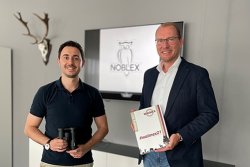 Seit Juni 2021: NOBLEX E-Optics exklusiv bei WAIMEX Christopher Mijal und Thorsten Kortemeier.