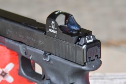 Test und Video: NOXLEX sight II plus in der IPSC-Version und NOBLEX sight C Das NOBLEX sight II plus IPSC montiert auf eine GLOCK 17 M.O.S.