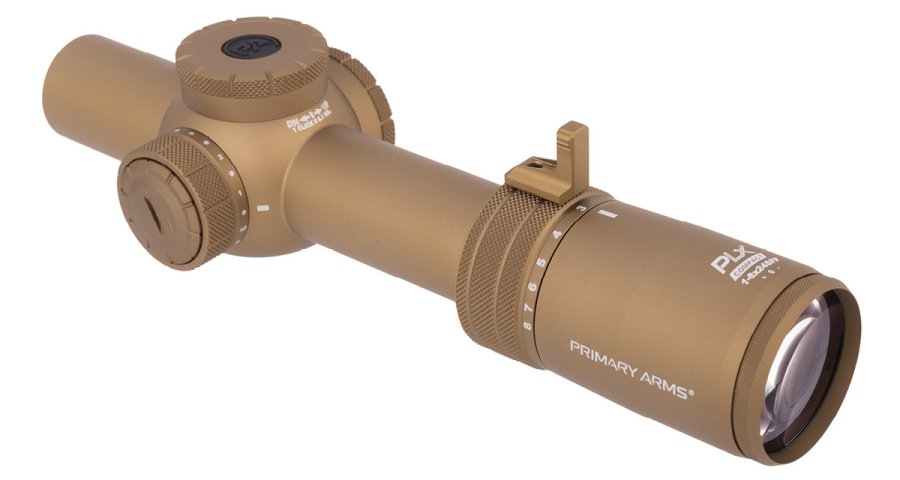 Primary Arms Compact PLxC 1-8x24 SFP mit dem ACSS NOVA – Modellerweiterung nun in Deutschland verfügbar Primary Arms Compact PLxC 1-8x24 SFP in FDE.