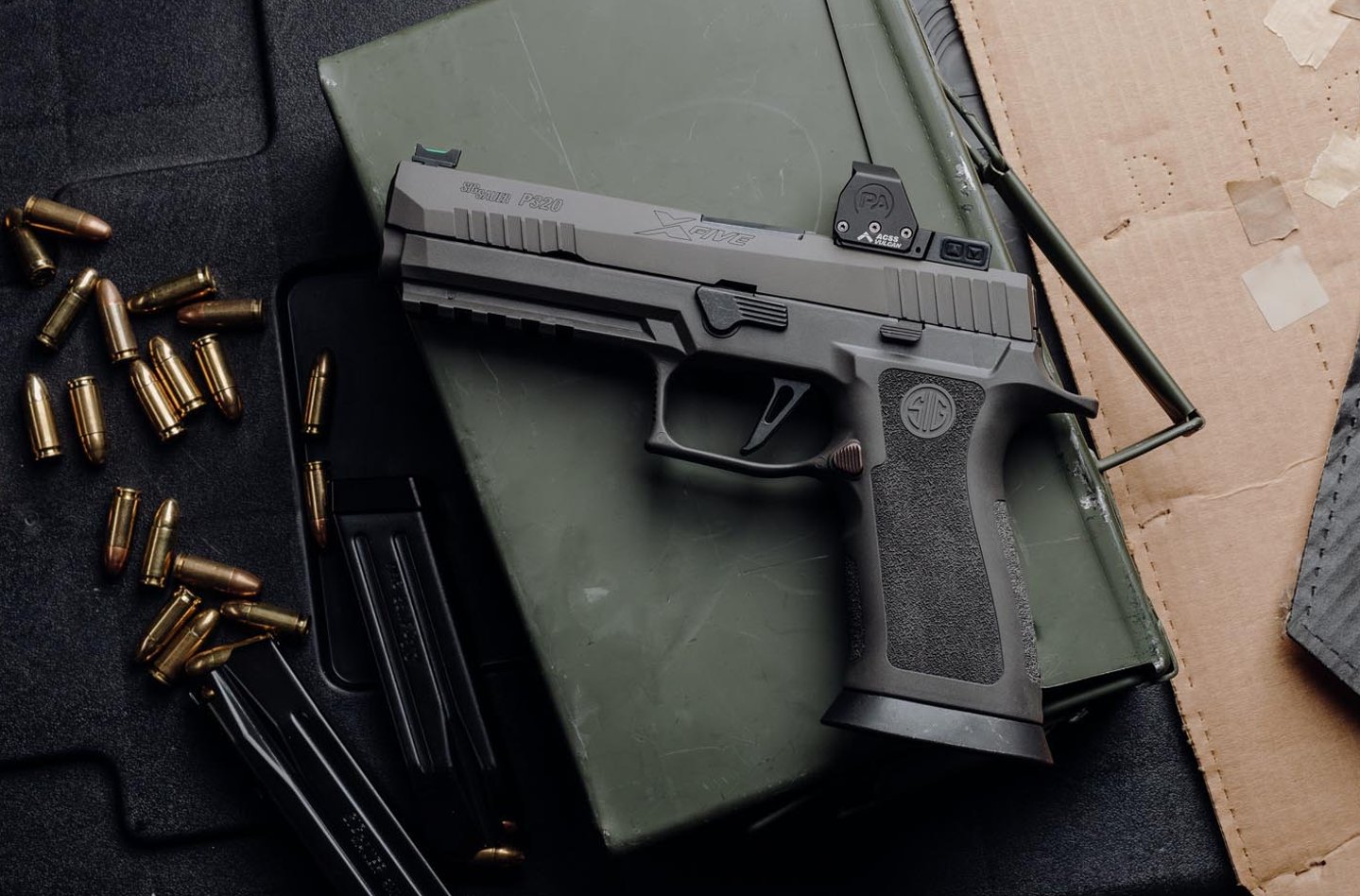 Übersicht: Reflexsights von Primary Arms Optics für die Kurzwaffe – bei Ferkinghoff International Primary Arms Optics GLx RS-15 auf SIG Sauer P320.