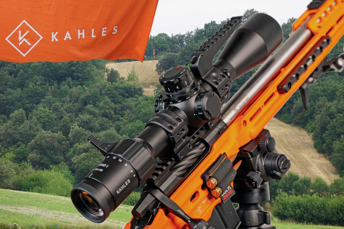 Das auf einer Longe Range Rifle montierte Kahles K540i DLR.