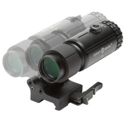 Sightmark T-5 Magnifier mit "Flip to Side"-Montage – RedDot mit 5-facher Vergrößerung Klappfunktion des Sightmark T-5.