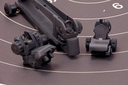 Die richtige Visierung für Langwaffen Manuelle Visierug zerlegt