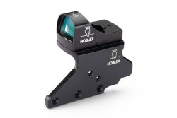 Vorstellung mit Video: Noblex bringt extrem niedrige IPSC-Montage fürs Pistolen-Schießen auf den Markt Hier sieht man die neue Noblex IPSC-Montage zusammen mit dem NV sight II plus IPSC des Herstellers.