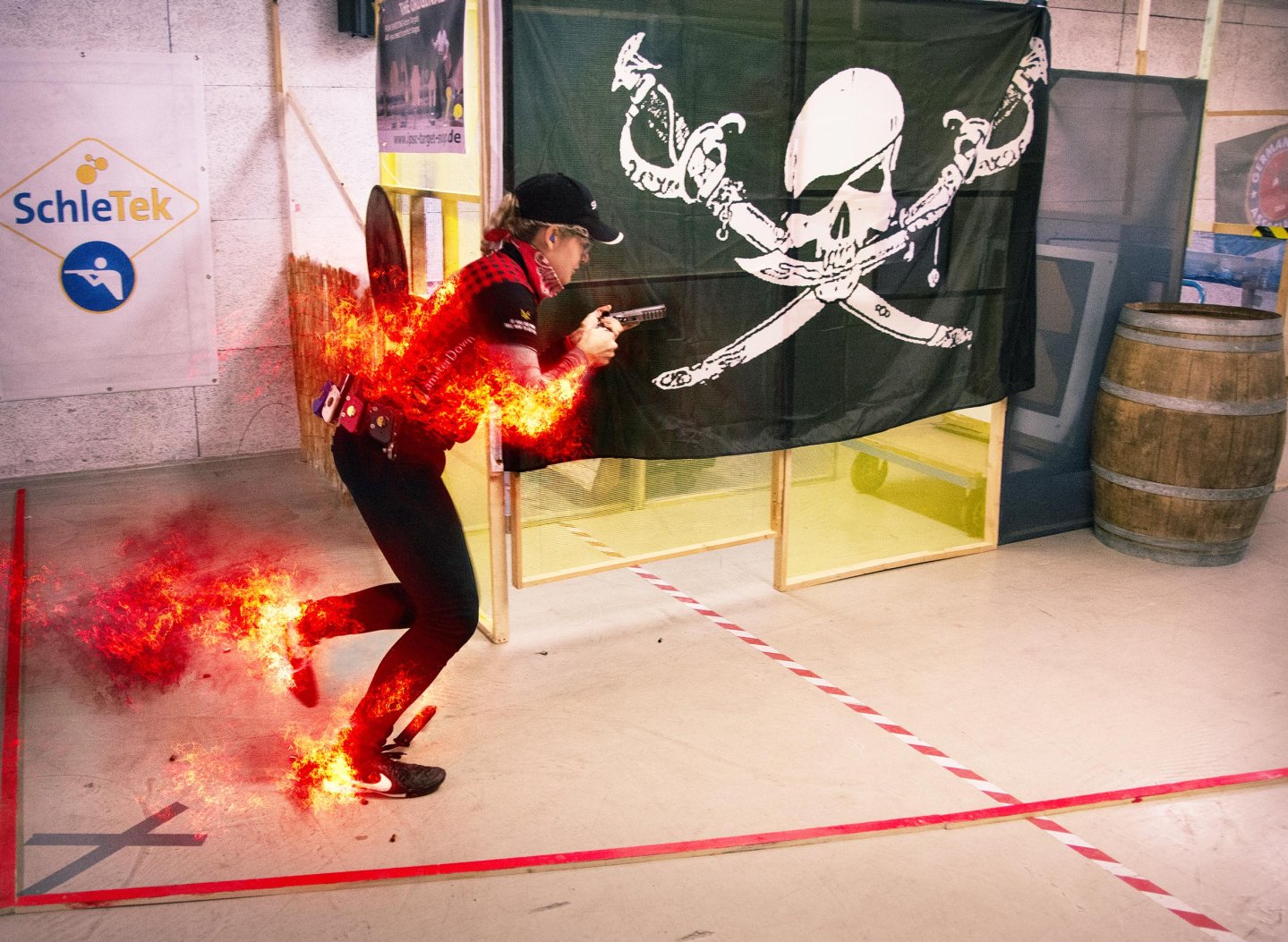5. Pirates of IPSC-Match 2016 IPSC-Schützin Margaux Nycz