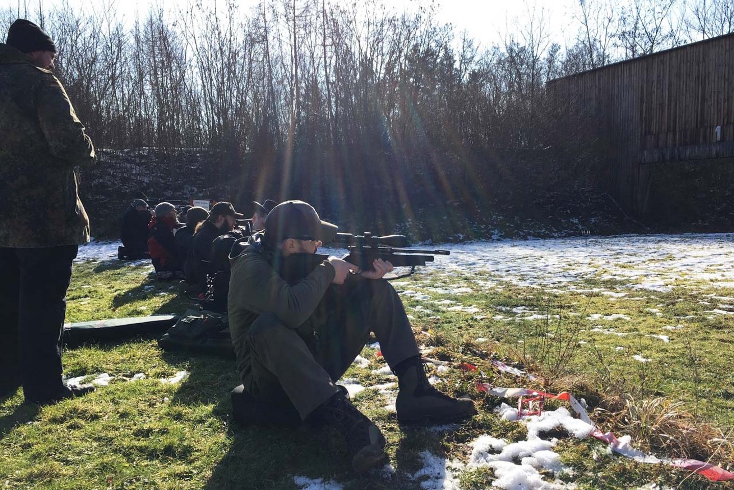 AirGhandi auf der IWA 2018 AirGhandi auf dem Schießplatz