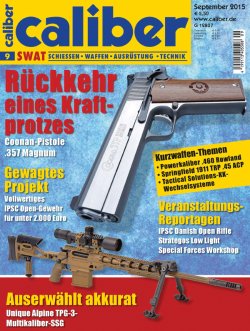 caliber 09/2015 - neu am Kiosk! caliber 09/2015 - neu am Kiosk!