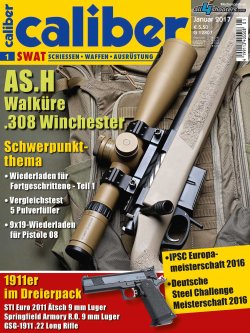 caliber 1/2017 Titelseite der caliber 1/2017