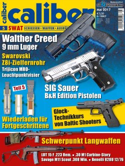 caliber 5/2017 Das Titelbild der caliber 5/2017.